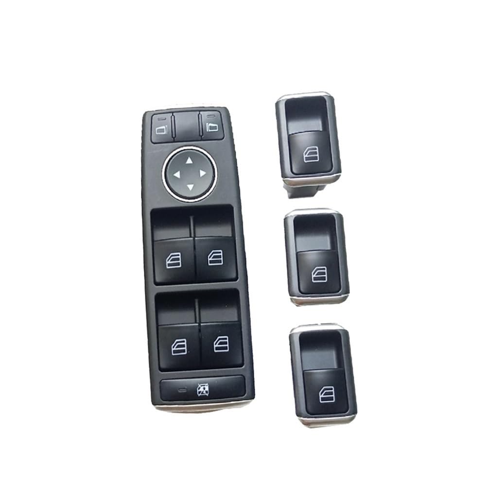 Für CE GLK-Klasse W212 W204 C207 X204 A207 A2049055302 Auto Elektrischer Fensterheberschalter Master Fahrerseite Autofenster Knopfschalter(1 Set) von QDouiMOO