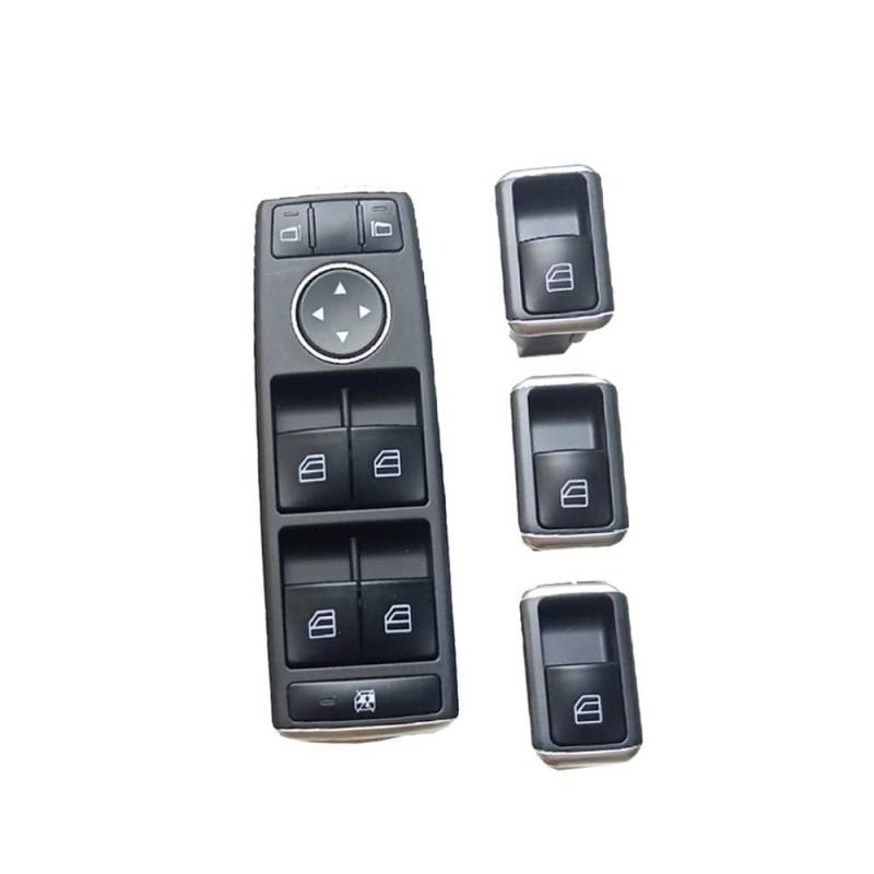 Für CE GLK-Klasse W212 W204 C207 X204 A207 A2049055302 Auto Elektrischer Fensterheberschalter Master Fahrerseite Autofenster Knopfschalter(1 Set) von QDouiMOO