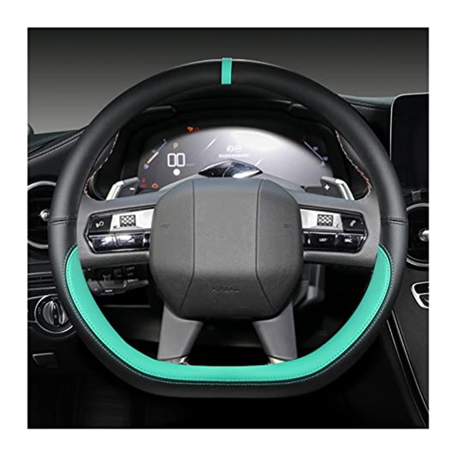 LenkradschutzhüLle Für Citroen DS3 DS4 DS5 DS5 DS 5LS DS6 DS7 DS9 Auto Lenkrad Abdeckung Mikrofaser Leder D Form Lenkrad Abdeckung(5) von QDouiMOO
