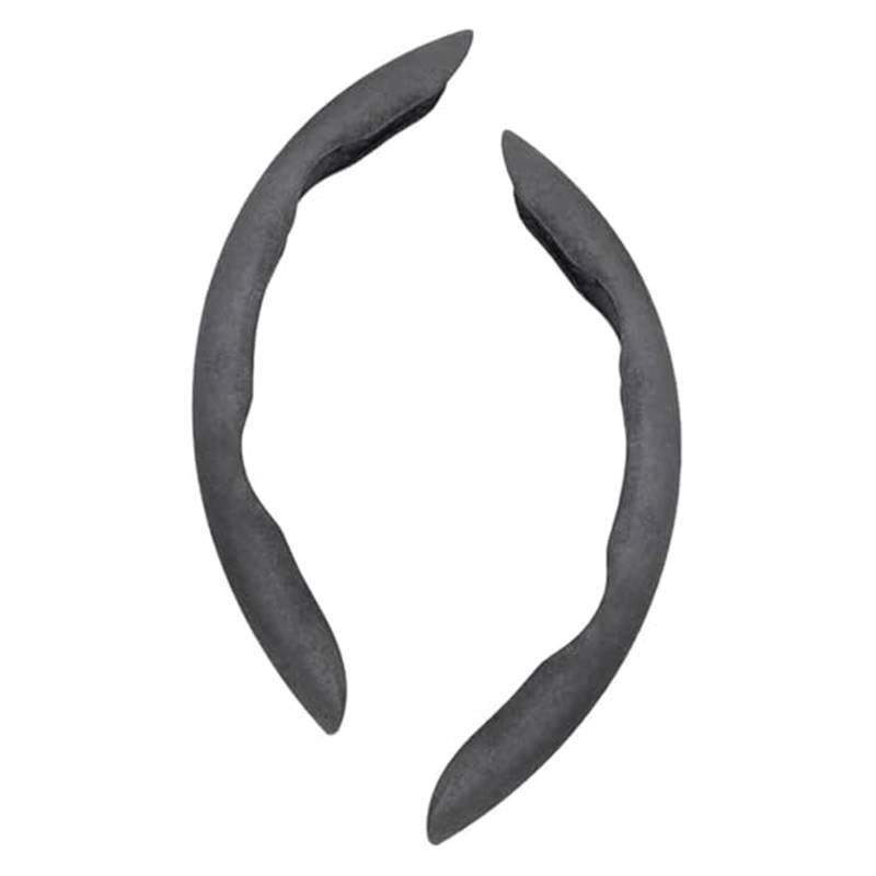 LenkradschutzhüLle Für Ford Für Tourneo Für Connect Mikrofaser-Lenkradbezug Langlebiges Rutsch-Innenzubehör 2er-Pack Lenkradbezüge(‎Grey) von QDouiMOO