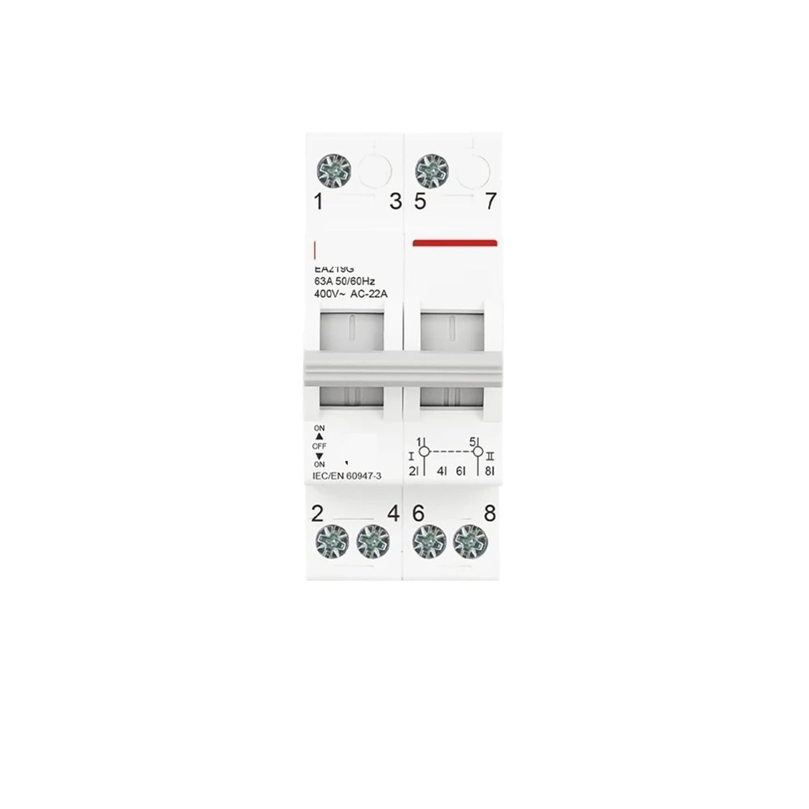 1P 2P 3P 4P 40A 63A 125A Modularer MTS Dual Power Manueller Transferschalter Isolierschutzschalter 1St(4P,63A) von QEJBQKWU