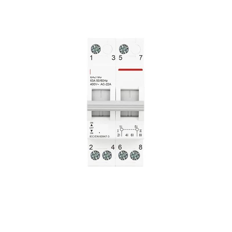 1P 2P 3P 4P 40A 63A 125A Modularer MTS Dual Power Manueller Transferschalter Isolierschutzschalter 1St(4P,63A) von QEJBQKWU