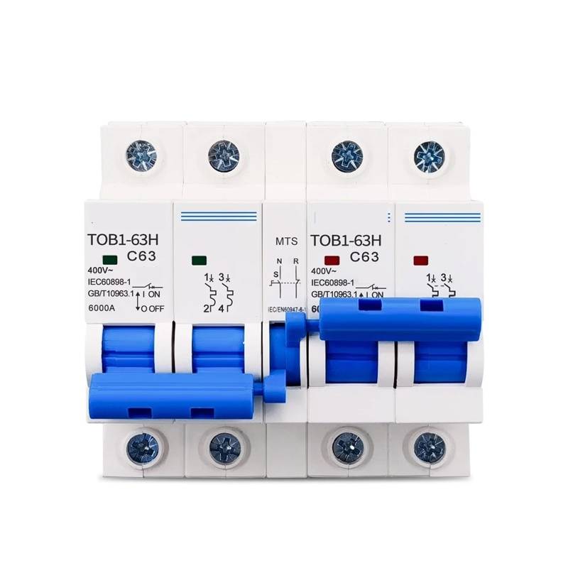 2P + 2P MTS AC Dual Power Manuelle Transfer Switch Circuit Breaker MCB 50HZ/60HZ 1Pcs(32A) von QEJBQKWU
