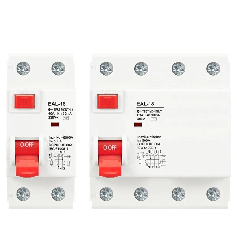 2P 4P 300mA Typ A Elektromagnetischer Fehlerstromschutzschalter Differentialschalter Schalter 1Pcs(4P 16A) von QEJBQKWU