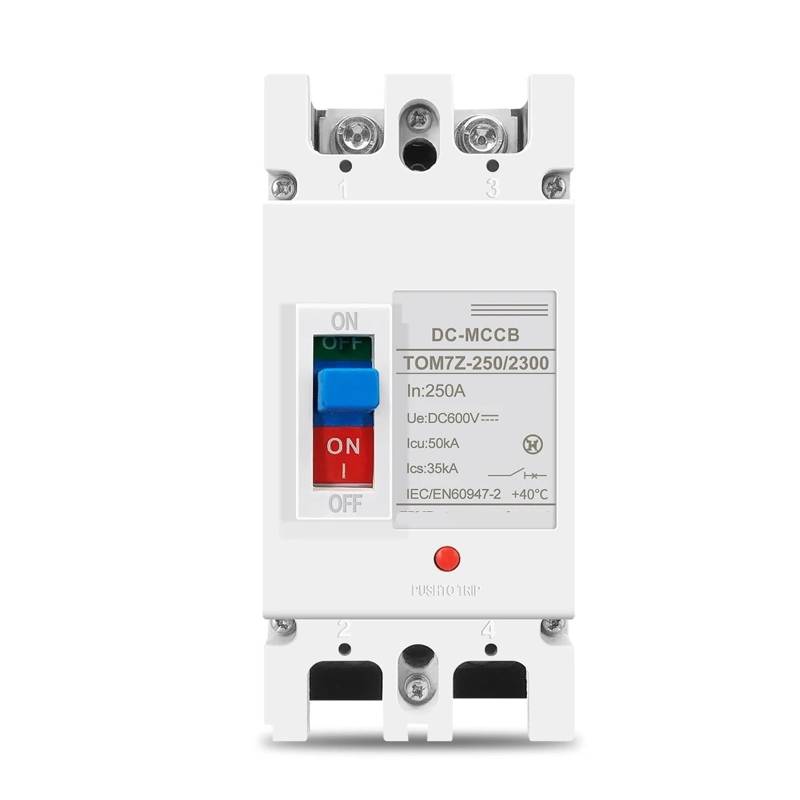 2P DC 600V DC Solar Kompakt-leistungsschalter MCCB Überlast Schalter Schutz 1Pcs(250A) von QEJBQKWU