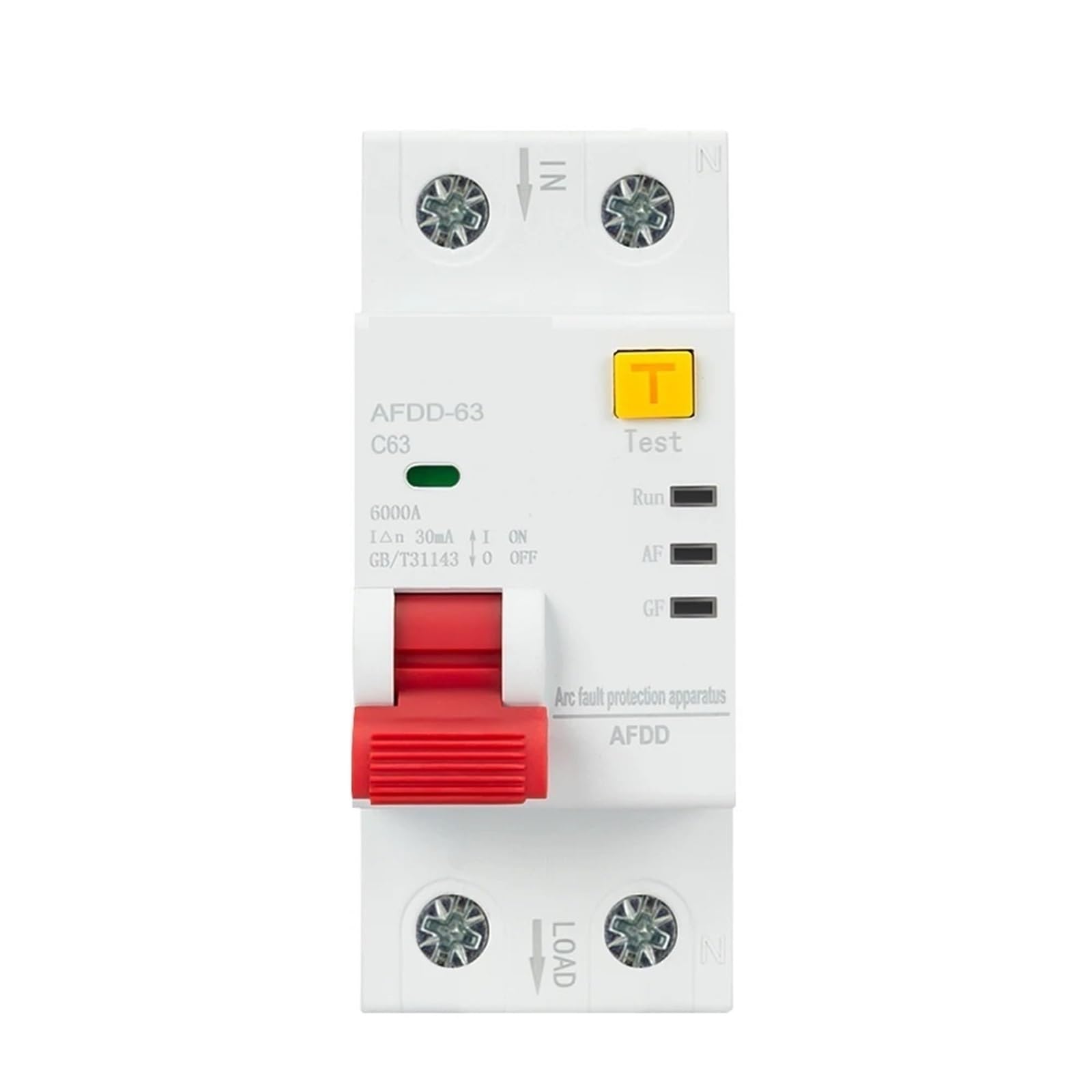 AC220V Arc Fault Protector Gerät MCB Circuit Breaker Unterbrochen Überlast Erde Leckage Kurzschluss 1Pcs(63A) von QEJBQKWU