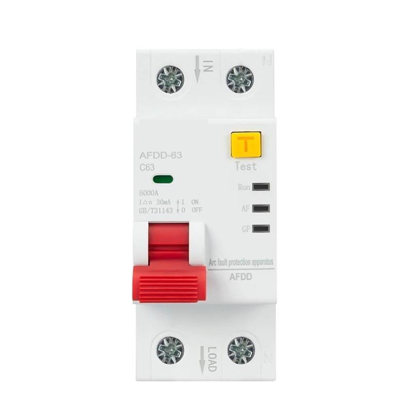 AC220V Arc Fault Protector Gerät MCB Circuit Breaker Unterbrochen Überlast Erde Leckage Kurzschluss 1Pcs(63A) von QEJBQKWU