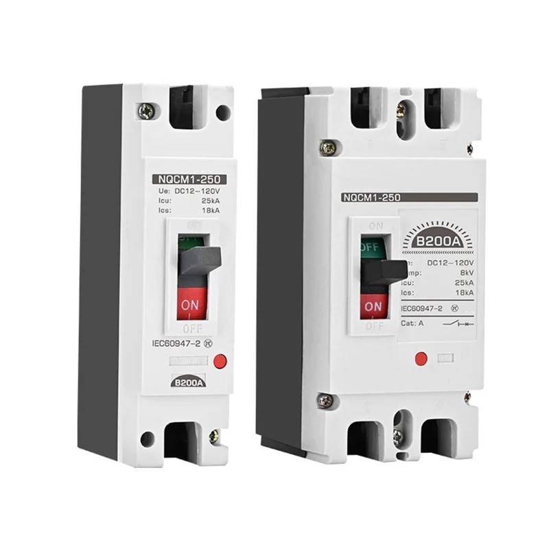 DC12V 24V 48V 60V 110V Circuit Breaker 100A 200A 300A 400A 600A Power Kurzschluss Cut Off 1Pcs(2P,80A) von QEJBQKWU