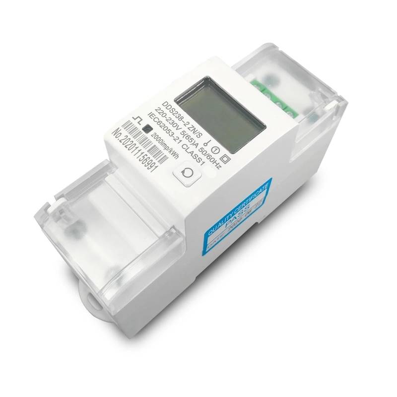 KWH Wattstunde Energiezähler 220 V 230 V 50 HZ 60 HZ Spannung Strom DDS238-2 ZN/S Einphasig mit RS485 1 Stücke(65A) von QEJBQKWU