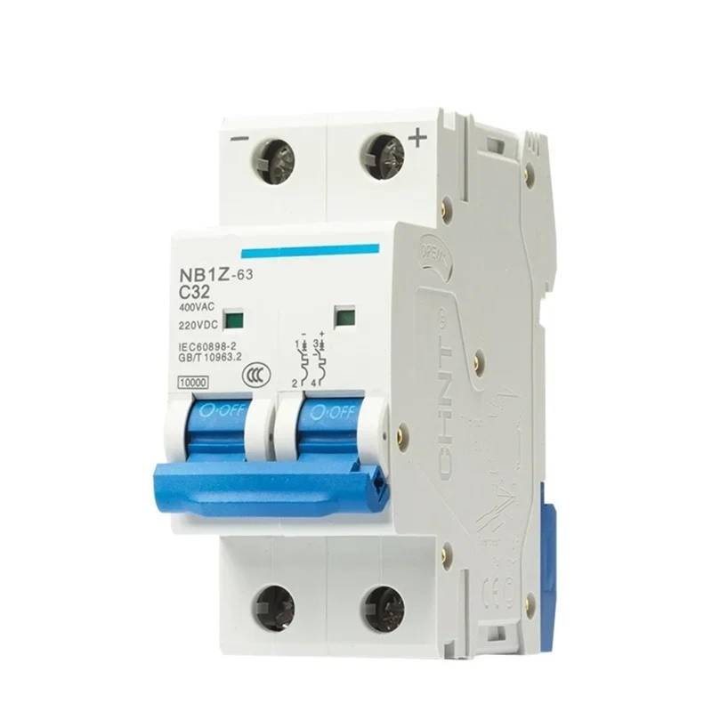 NB1Z-63 2P DC-Leistungsschalter DC MCB Leistungsschalter 12V 24V 220V 20A 32A 40A 400V AC 1St(2A) von QEJBQKWU