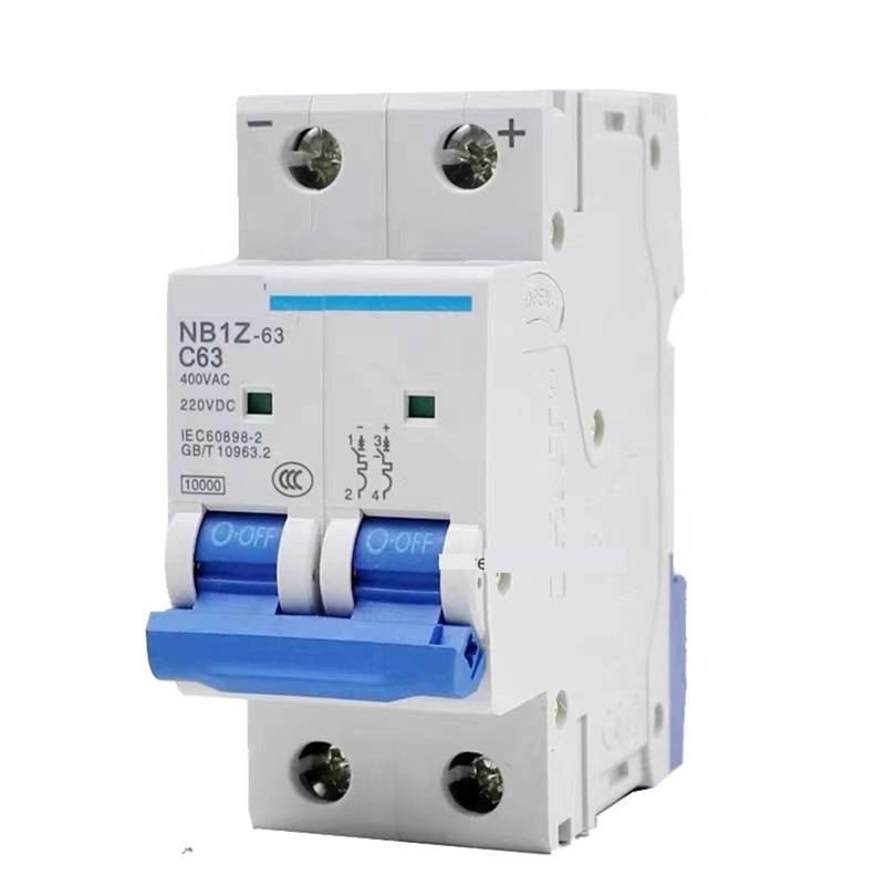 NB1Z-63 DC220V Circuit Breaker MCB Solar Energie Photovoltaik Haushalt Luft Schalter 1Pcs(2P,3A) von QEJBQKWU