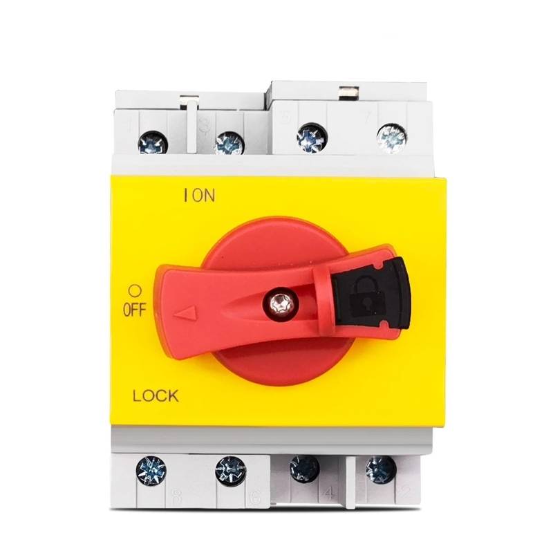 PV DC 1200V 32A Solar Rotierenden Griff Isolator Drehschalter Trennschalter for Solar Verteilung Box 1Pcs von QEJBQKWU