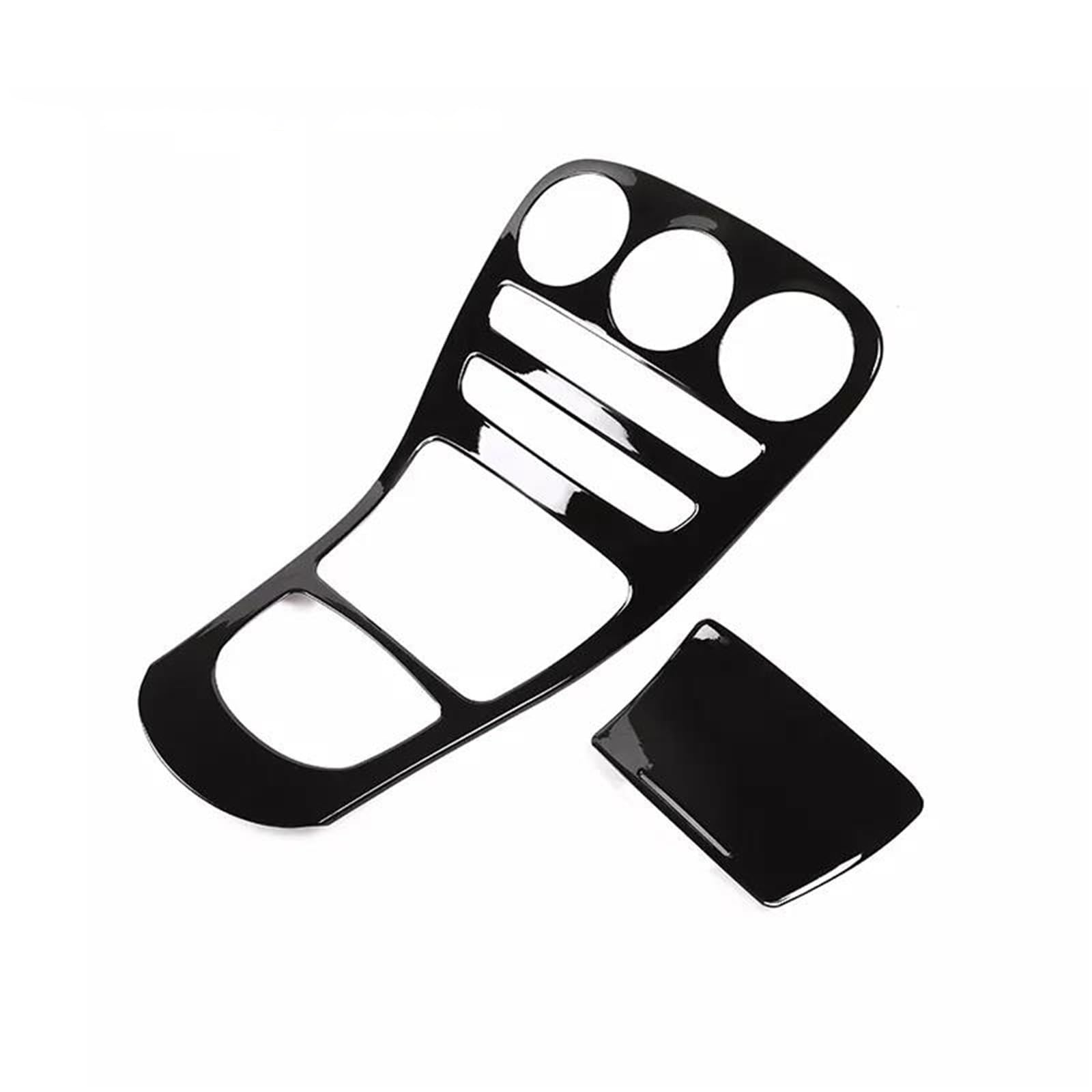 Interieur Dekor 1 Set Auto Interior Center Console Gear Shift Panel Cover Trim Für Benz Für C GLC Klasse Für W205 X253 Interieur TüRverkleidungen Dekor(Glänzend schwarz) von QFJFBGGH
