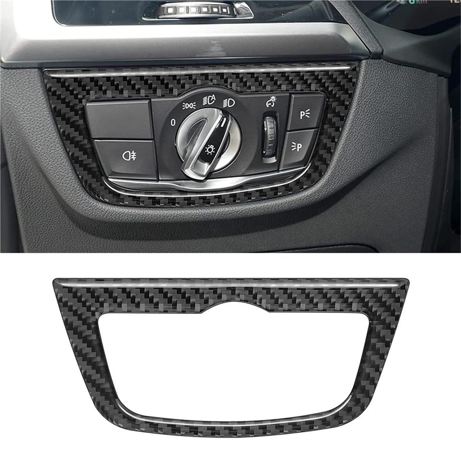 Interieur Dekor 1pc Carbon Fiber Muster Auto Scheinwerfer Schalter Taste Trim Abdeckung Für X3 X4 G01 G02 2018-2021 Interieur TüRverkleidungen Dekor Interieur Dekor 1pc Carbon Fiber Muster Auto Scheinwerfer Schalter Taste Trim Abdeckung Für X3 X4 G01 G02 2018-2021 Interieur TüRverkleidungen Dekor von QFJFBGGH