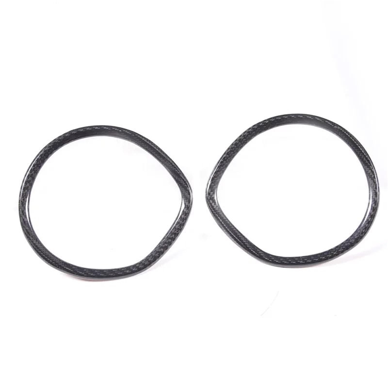 Interieur Dekor 2 Stück Carbon Fiber Styling Armaturenbrett Gauge Ring Set Zieraufkleber Für Maserati Für Ghibli 2014-2019 Interieur TüRverkleidungen Dekor(Style 1) von QFJFBGGH
