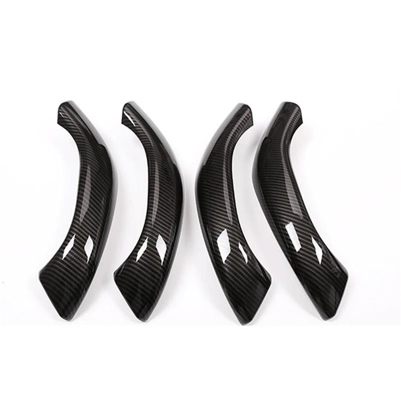 Interieur Dekor 4 Stücke ABS Für X1 F48 2016-2019 Für X2 F47 2018 2019 Auto Innen Tür Griff Trim Abdeckung Interieur TüRverkleidungen Dekor(Carbon Pattern) von QFJFBGGH