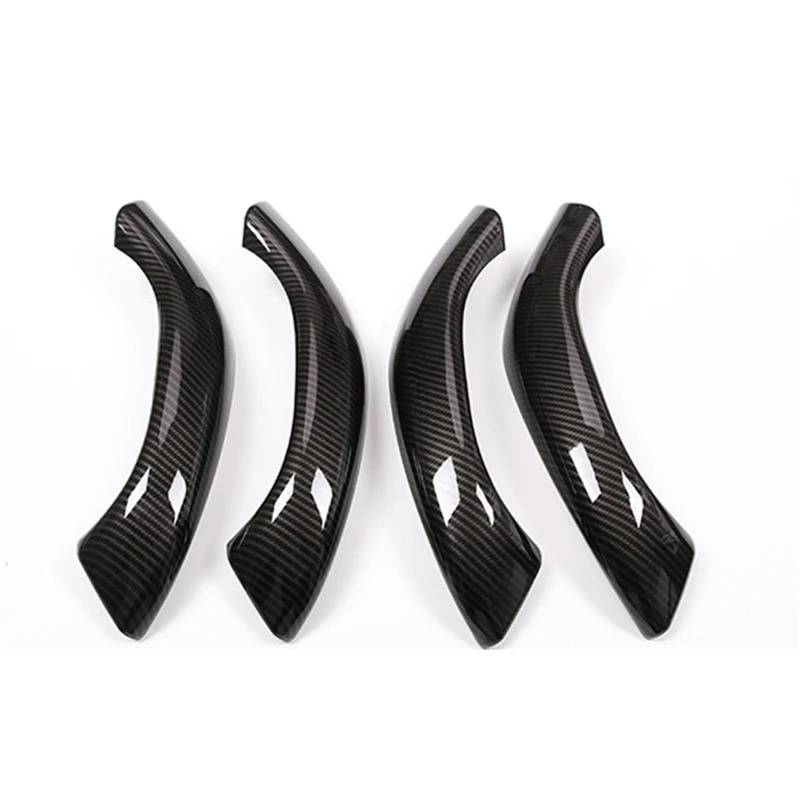 Interieur Dekor 4 Stücke ABS Für X1 F48 2016-2019 Für X2 F47 2018 2019 Auto Innen Tür Griff Trim Abdeckung Interieur TüRverkleidungen Dekor(Carbon Pattern) von QFJFBGGH