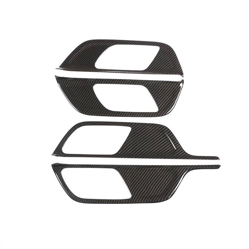 Interieur Dekor 4 Stücke Auto Tür Innen Griff Panel Für Benz Für B GLB Klasse Für W247 X247 Dekoration Rahmen Abdeckung Innen Interieur TüRverkleidungen Dekor(Carbon Pattern) von QFJFBGGH