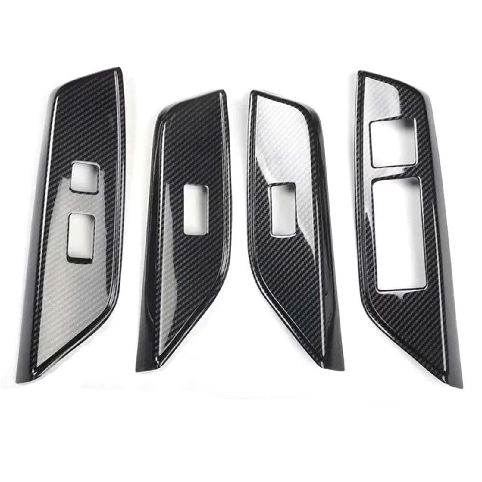 Interieur Dekor 4 Teile/satz Auto Tür Armlehne Fensterheber Schalter Abdeckung Aufkleber Für Lexus Für ES 2018 2019 Auto Trim Interieur TüRverkleidungen Dekor(Carbon Pattern) von QFJFBGGH