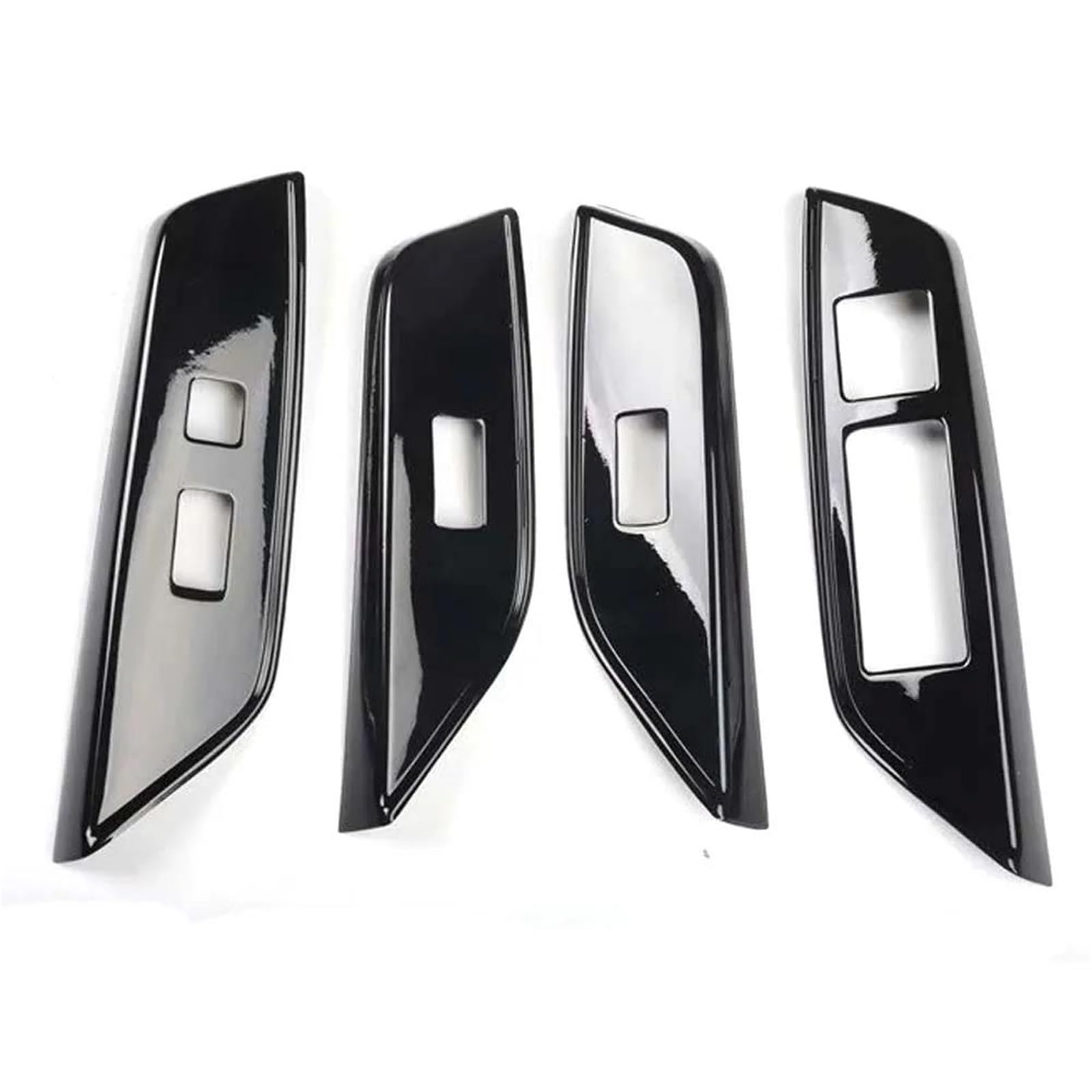 Interieur Dekor 4 Teile/satz Auto Tür Armlehne Fensterheber Schalter Abdeckung Aufkleber Für Lexus Für ES 2018 2019 Auto Trim Interieur TüRverkleidungen Dekor(Piano Black) von QFJFBGGH
