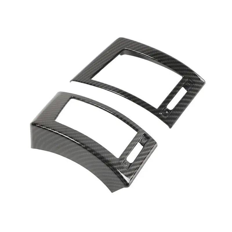 Interieur Dekor ABS-Auto-Armaturenbrett-Seitenklimaanlage-Auslassöffnungsrahmen-Dekorverkleidung Für Jaguar Für F-TYPE 2013-2024 Interieur TüRverkleidungen Dekor(Carbon Pattern) von QFJFBGGH