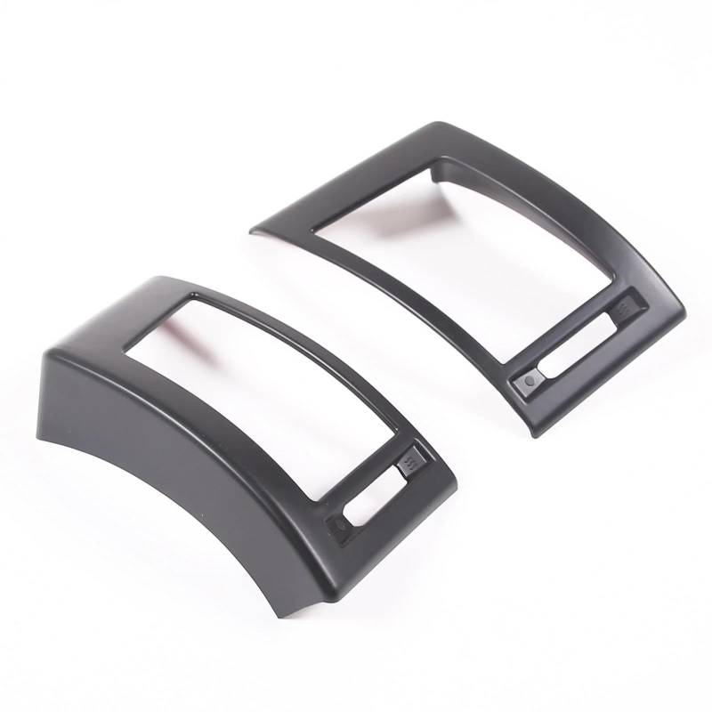 Interieur Dekor ABS-Auto-Armaturenbrett-Seitenklimaanlage-Auslassöffnungsrahmen-Dekorverkleidung Für Jaguar Für F-TYPE 2013-2024 Interieur TüRverkleidungen Dekor(Matte black) von QFJFBGGH