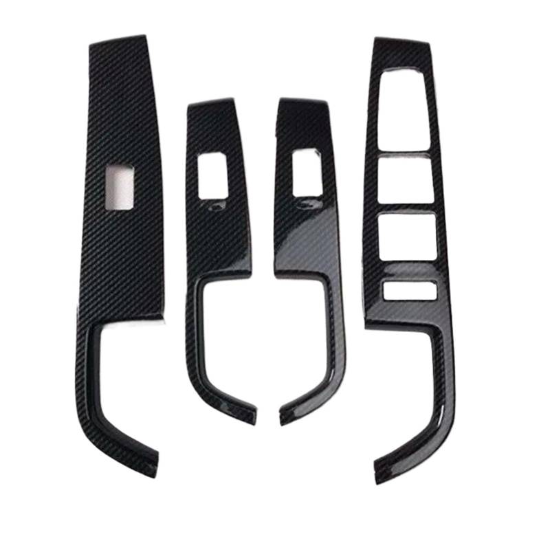 Interieur Dekor ABS Auto Fensterheber Panel Abdeckung Trim Deocration Auto Aufkleber Für Hyundai Für Sonata 9th 2015-2018 Interieur TüRverkleidungen Dekor(LHD) von QFJFBGGH