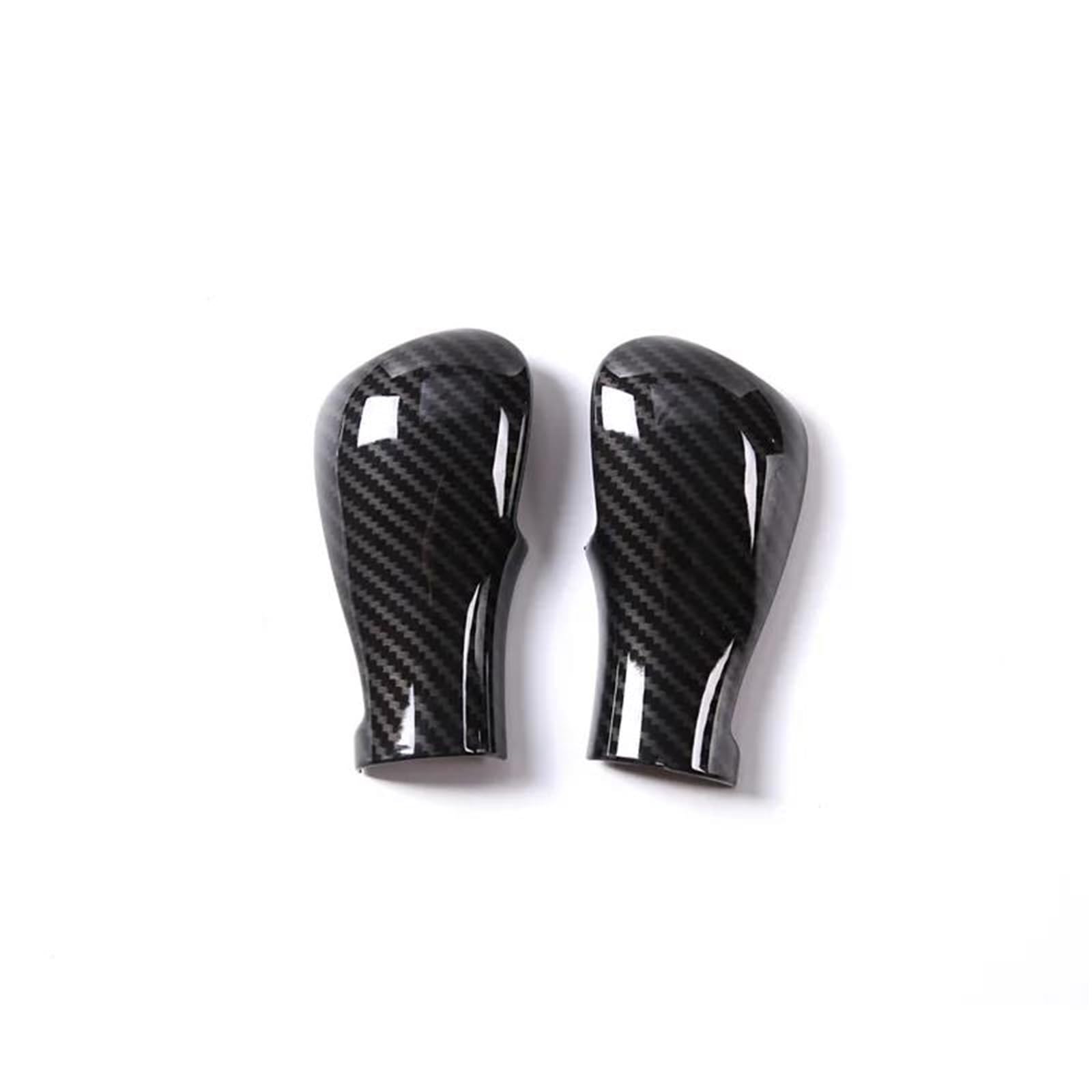 Interieur Dekor ABS-Auto-Getriebekopf-Schaltknauf-Griffabdeckungs-Trimmaufkleber Für Range Für Rover Für Sport Für Vogue 2005-2013 Interieur TüRverkleidungen Dekor(Carbon pattern) von QFJFBGGH
