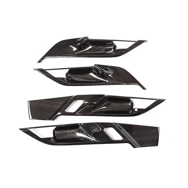 Interieur Dekor ABS Auto Innentürgriff Abdeckung Tür Schüssel Schutz Trim Aufkleber Für X1 F48 X2 F47 2016-2021 Interieur TüRverkleidungen Dekor(Wood Grain) von QFJFBGGH