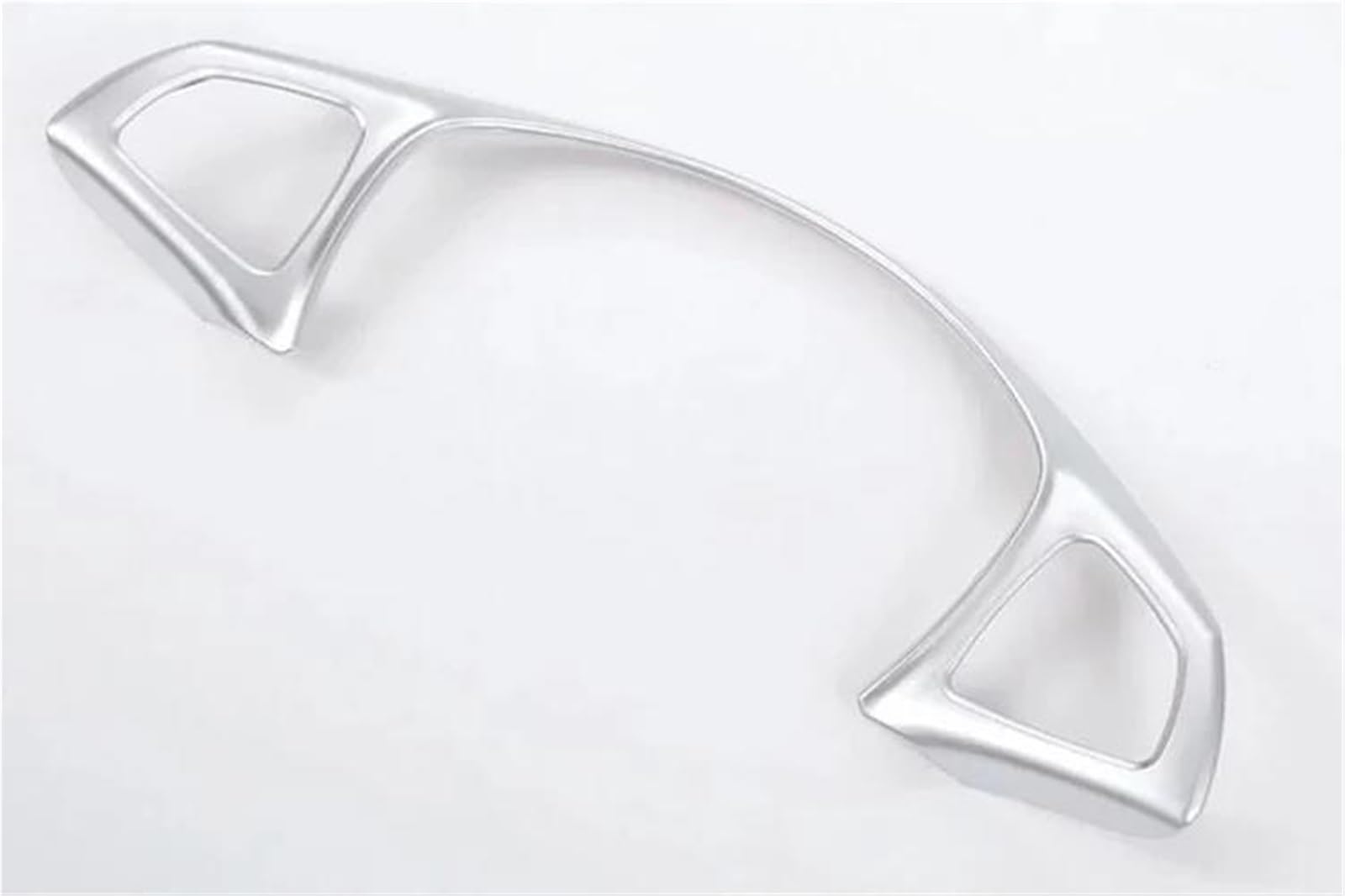 Interieur Dekor ABS-Auto-Lenkrad-Dekorationsrahmen-Trimmabdeckung Für Benz Für C GLC E-Klasse Für W205 W213 C200 GLC260 Interieur TüRverkleidungen Dekor(Silber) von QFJFBGGH