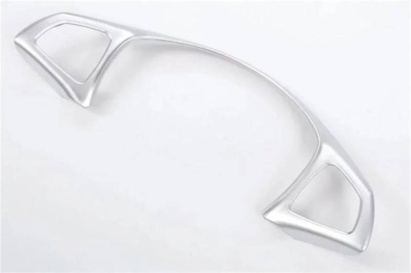 Interieur Dekor ABS-Auto-Lenkrad-Dekorationsrahmen-Trimmabdeckung Für Benz Für C GLC E-Klasse Für W205 W213 C200 GLC260 Interieur TüRverkleidungen Dekor(Silber) von QFJFBGGH