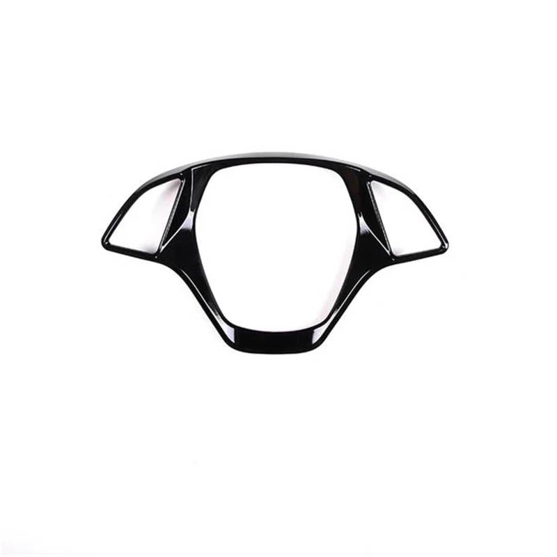 Interieur Dekor ABS Auto Lenkrad Panel Dekoration Abdeckung Trim Moulding Aufkleber Für Chevy Für Corvette C7 2014-2019 Interieur TüRverkleidungen Dekor(Schwarz glänzend) von QFJFBGGH