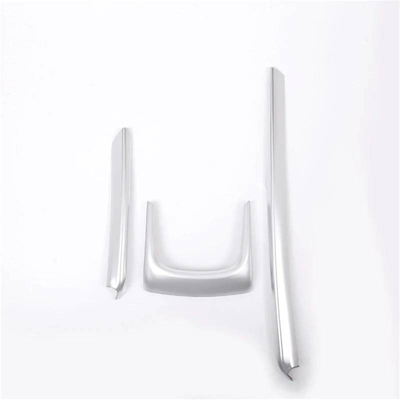 Interieur Dekor ABS Auto Zentrale Steuerung Armlehne Box Seite Dekorative Streifen Für X1 F48 X2 F47 2016-2021 Innen Interieur TüRverkleidungen Dekor(Silber) von QFJFBGGH