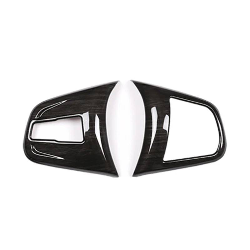 Interieur Dekor ABS Carbon Fiber Stil Für X1 X2 F48 F47 F40 F45 F45 Lenkrad Tasten Rahmen Trim Abdeckung Interieur TüRverkleidungen Dekor(Wood grain) von QFJFBGGH