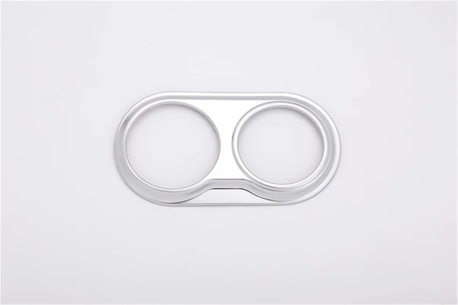 Interieur Dekor ABS Carbon Fiber Texture Chrome Stil Scheinwerfer Schalter Rahmen Abdeckung Trim Aufkleber Für Maserati Für Levante Interieur TüRverkleidungen Dekor(Silber) von QFJFBGGH