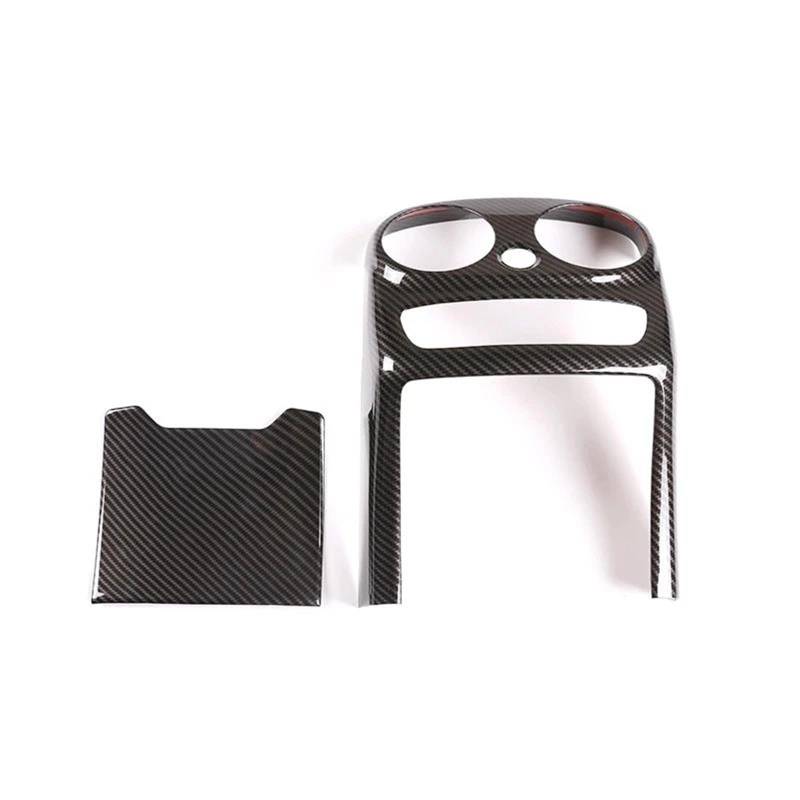 Interieur Dekor ABS Chrom Auto Hinten Klimaanlage Outlet Vent Abdeckung Trim Aufkleber Für Benz Für C Klasse Für W205 2019-2020 Interieur TüRverkleidungen Dekor(Style D) von QFJFBGGH