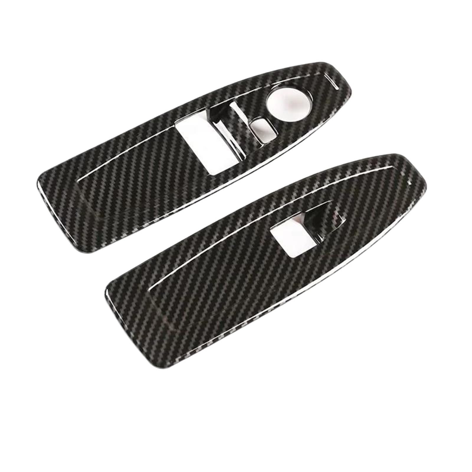 Interieur Dekor ABS Für 1 2 Serie Für F20 F21 F22 F45 F46 2014-2019 Auto Glas Lift Schalter Panel Rahmen Aufkleber Interieur TüRverkleidungen Dekor(Carbon Pattern) von QFJFBGGH