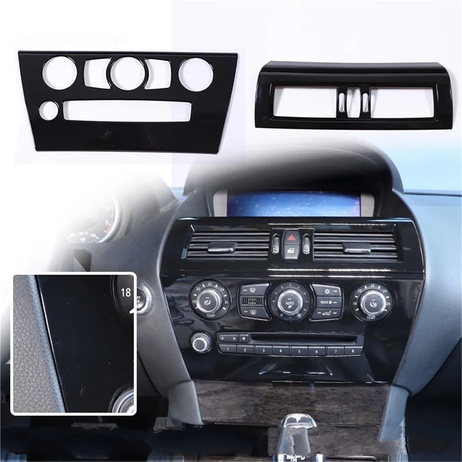 Interieur Dekor ABS Für 6 Serie Für E63 E64 2004-2009 Zubehör Auto Zentrale Steuerung AC CD Panel Abdeckung Trim Interieur TüRverkleidungen Dekor Interieur Dekor ABS Für 6 Serie Für E63 E64 2004-2009 Zubehör Auto Zentrale Steuerung AC CD Panel Abdeckung Trim Interieur TüRverkleidungen Dekor von QFJFBGGH