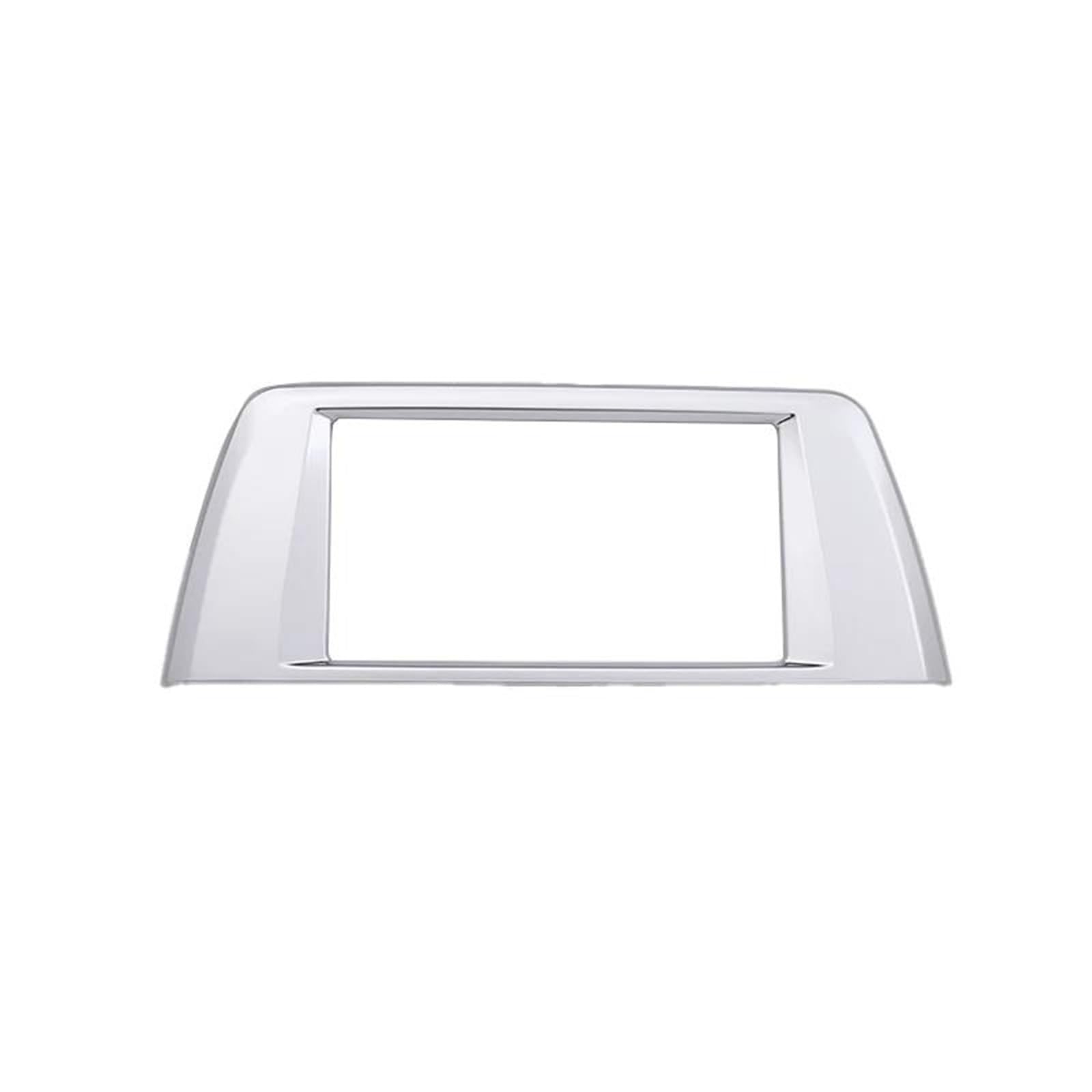Interieur Dekor ABS Für X1 F48 2016-2019 Auto Center Console GPS Navigation Bildschirm Dekoration Rahmen Abdeckung Trim Interieur TüRverkleidungen Dekor(Silber) von QFJFBGGH