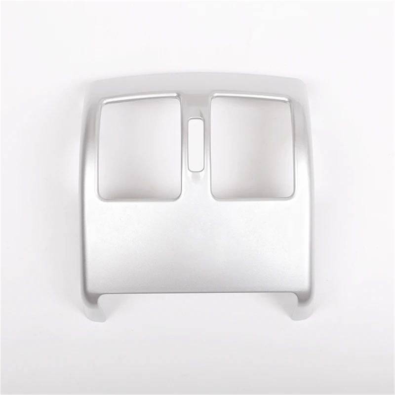Interieur Dekor ABS-Heckklimaanlagen-Entlüftungs-Dekorrahmen-Luftauslass-Zieraufkleber Für Benz Für C-Klasse W204 2009-2014 Interieur TüRverkleidungen Dekor(Silber) von QFJFBGGH