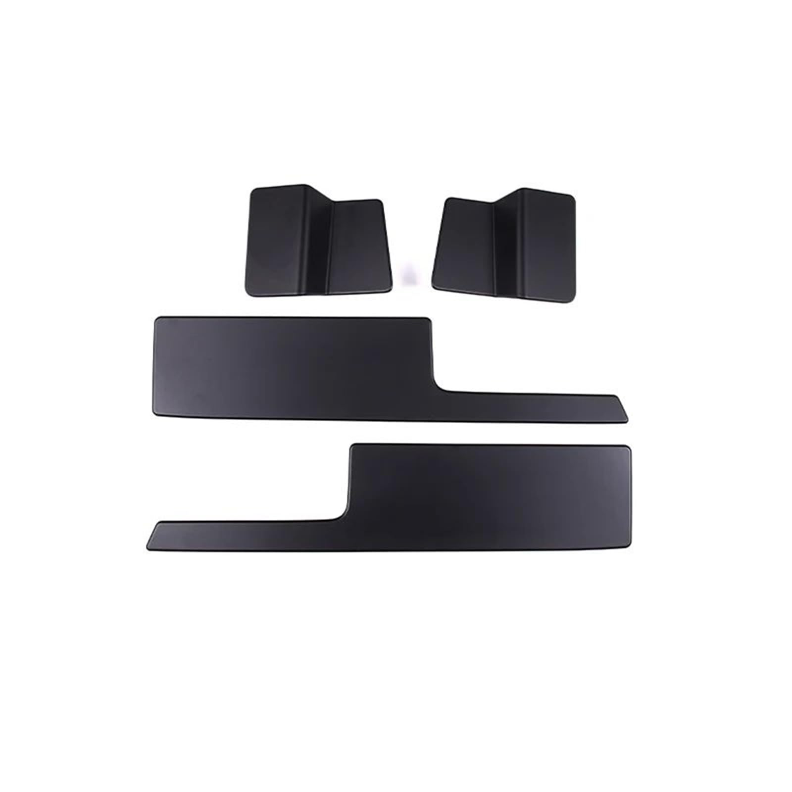 Interieur Dekor ABS-Innenraum Für Toyota Für FJ Cruiser 2007-2021 Auto-Innentürverkleidungsabdeckung Zierleiste Aufkleber Interieur TüRverkleidungen Dekor(Matte Black) von QFJFBGGH