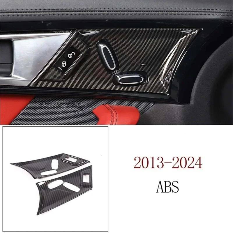 Interieur Dekor ABS-Kohlefaser-Textur Für Jaguar Für F-TYPE 2013–2024 Innenausstattung Schaltkonsolen-Dekorationsabdeckung Interieur TüRverkleidungen Dekor(Carbon Texture 11) von QFJFBGGH