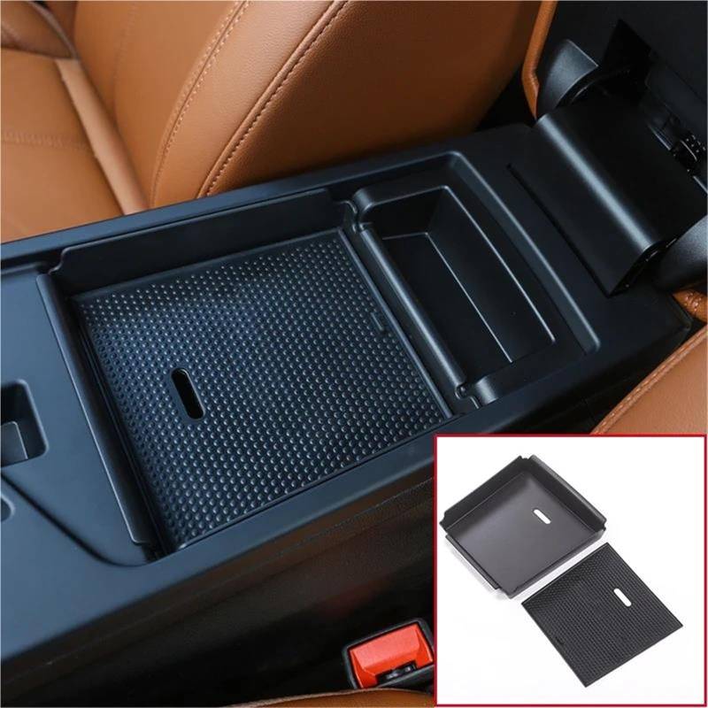 Interieur Dekor Armlehnen-Aufbewahrungsbox Für Alfa Für Romeo Für Giulia 2017–2019 Schwarzes Tablett Mit Rutschfester Handschuhfach Interieur TüRverkleidungen Dekor von QFJFBGGH