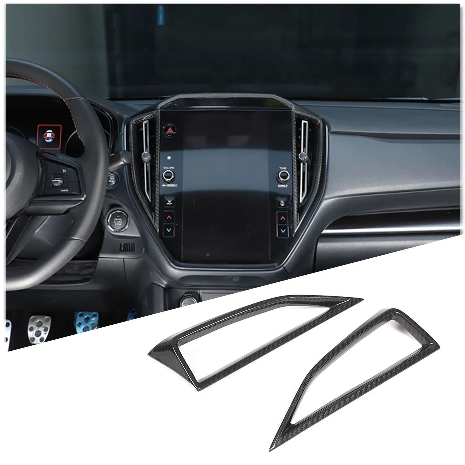 Interieur Dekor Auto-Armaturenbrett Mittelkonsole Klimaanlage Entlüftungsöffnung Rahmenabdeckung Für Subaru Für WRX 2022-2025 Interieur TüRverkleidungen Dekor(Style B) von QFJFBGGH