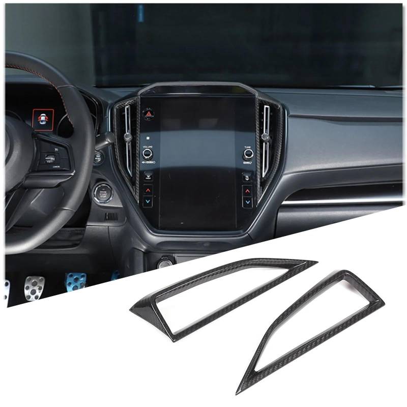 Interieur Dekor Auto-Armaturenbrett Mittelkonsole Klimaanlage Entlüftungsöffnung Rahmenabdeckung Für Subaru Für WRX 2022-2025 Interieur TüRverkleidungen Dekor(Style B) von QFJFBGGH