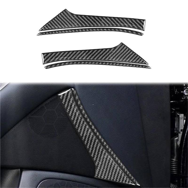 Interieur Dekor Auto Armlehne Aufbewahrungsbox Schalter Dekoration Aufkleber Für Infiniti Für Q50 2014-2020 Kohlefasermuster Interieur TüRverkleidungen Dekor von QFJFBGGH
