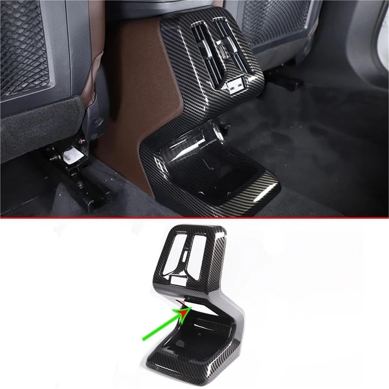 Interieur Dekor Auto Center Controls Lenkrad Shift Panel Abdeckung Für X1 U10 U11 2023-2024 Innen Zubehör LHD Interieur TüRverkleidungen Dekor(Carbon Texture 12) von QFJFBGGH