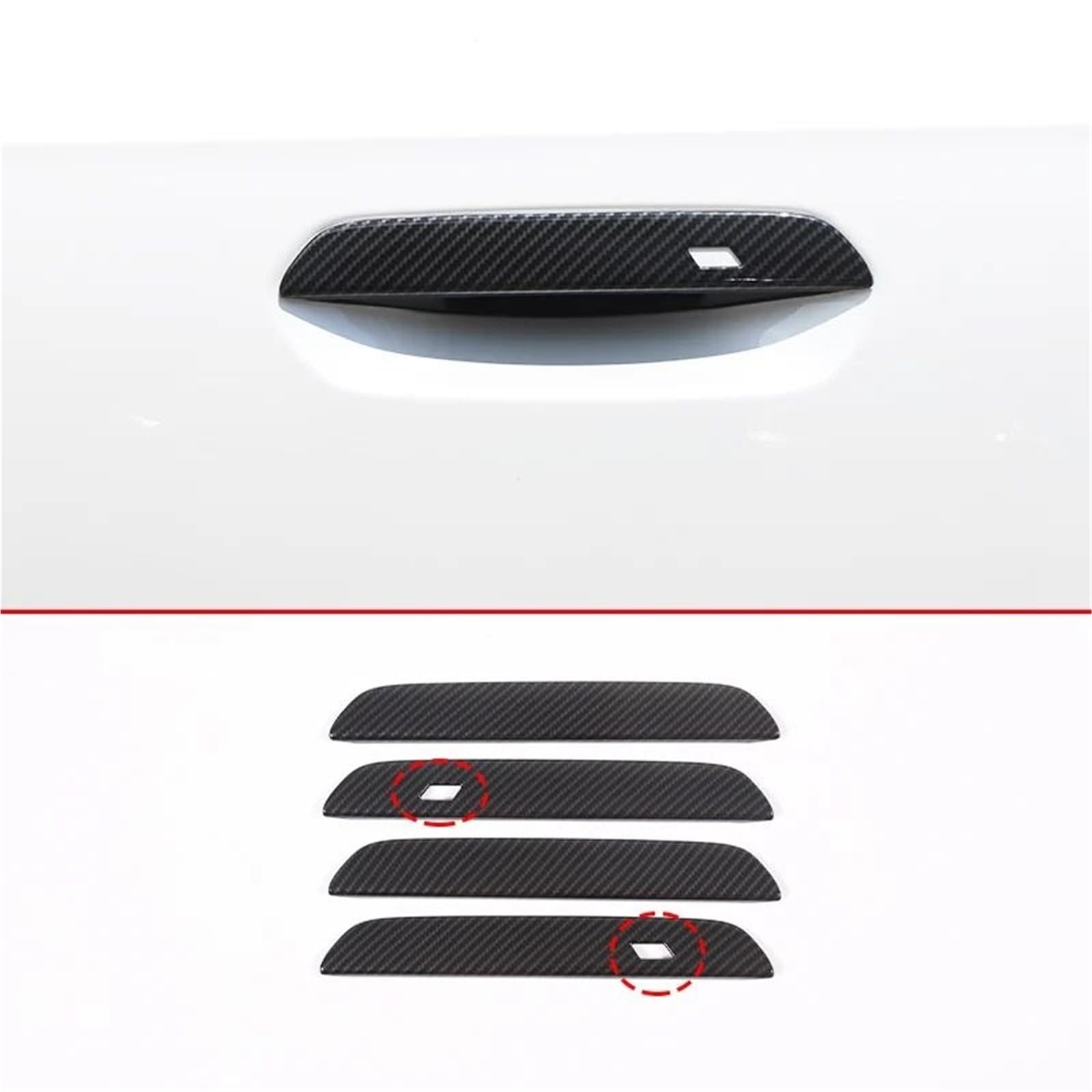 Interieur Dekor Auto Center Controls Lenkrad Shift Panel Abdeckung Für X1 U10 U11 2023-2024 Innen Zubehör LHD Interieur TüRverkleidungen Dekor(Carbon Texture 23) von QFJFBGGH