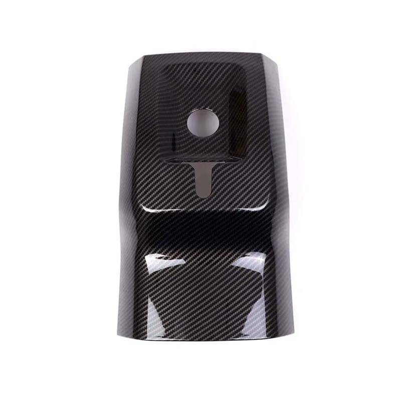 Interieur Dekor Auto Hinten Klimaanlage Outlet Rahmen Dekoration Carbon Faser Farbe Für Ford Für Maverick 2022 ABS Abdeckung Interieur TüRverkleidungen Dekor(Carbon Pattern) von QFJFBGGH