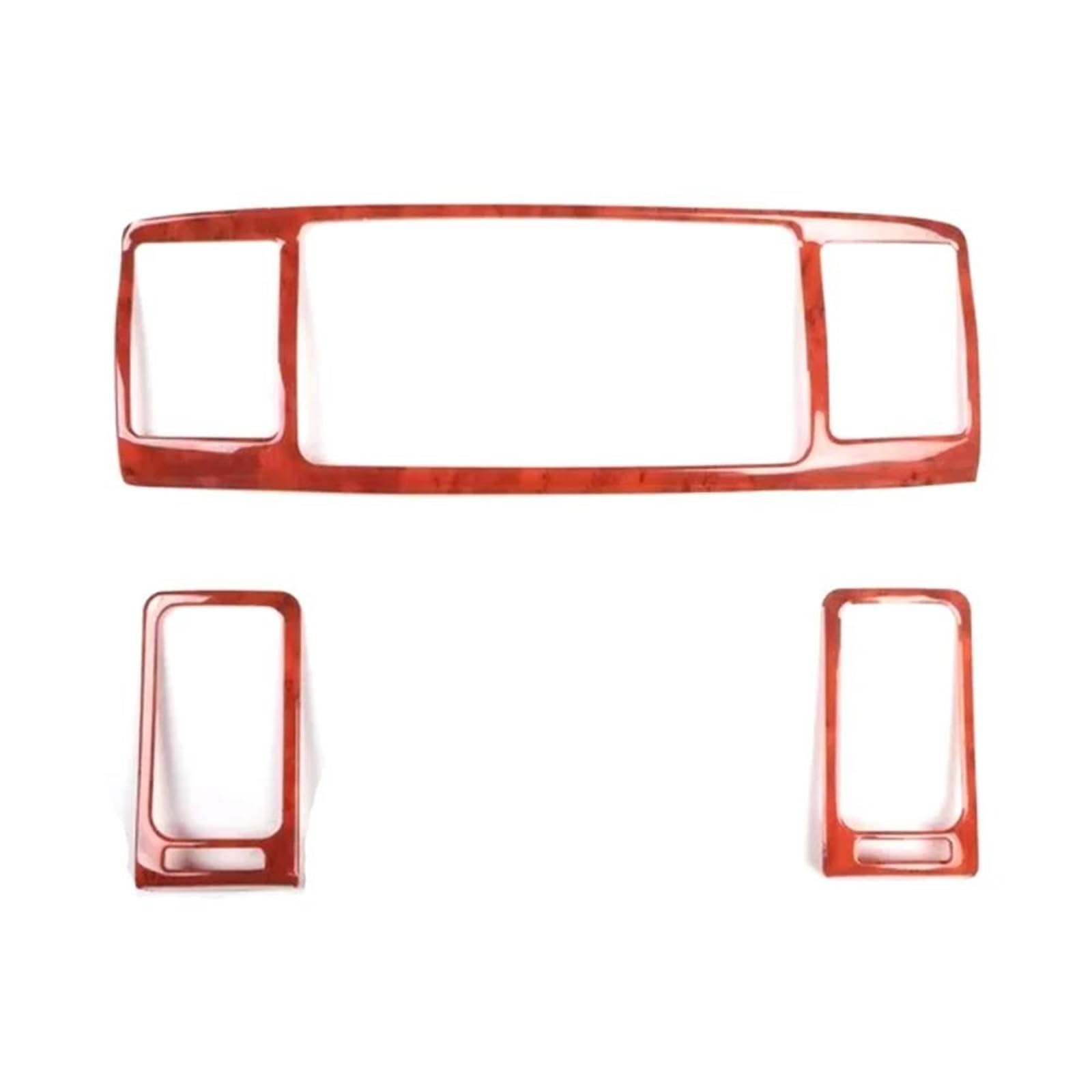 Interieur Dekor Auto Innen Kits ABS Für Toyota Für Corolla 2004-2006 RHD Dashboard Central Console Air Vent Interieur TüRverkleidungen Dekor(Style 5) von QFJFBGGH
